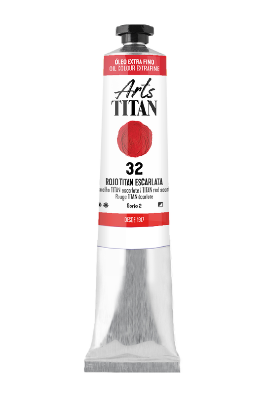 Titan Oleo ExtraFino 20ml Serie 2 Rojo Escarlata 32