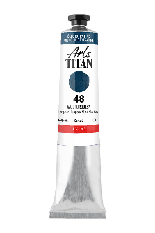 Titan Oleo ExtraFino 20ml Serie 3 Azul Turquesa 48