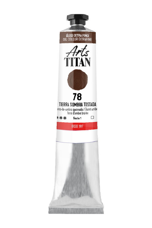 Titan Oleo ExtraFino 20ml Serie 1 Tierra Sombra Tostada 78