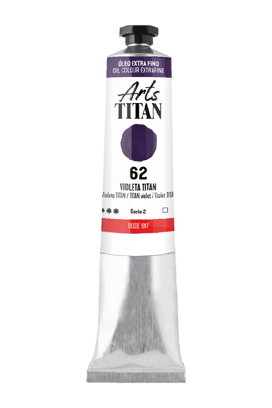 Titán Óleo ExtraFino 60ml Serie 2 Número 62 Color Violeta Titan