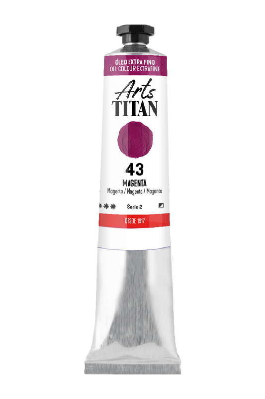 Titán Óleo ExtraFino 200ml Serie 2 Número 43 Color Magenta