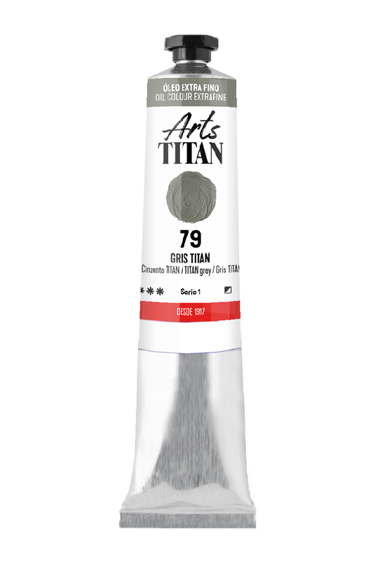 Titán Óleo ExtraFino 60ml Serie 1 Número 79 Color Gris Titan