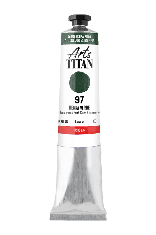 Titán Óleo ExtraFino 60ml Serie 2 Número 97 Color Tierra Verde