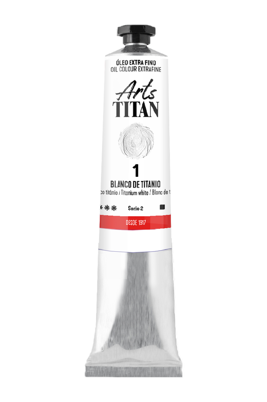 Titan Extrafine Oil 60ml Series 2 Number 1 Color Titanium White