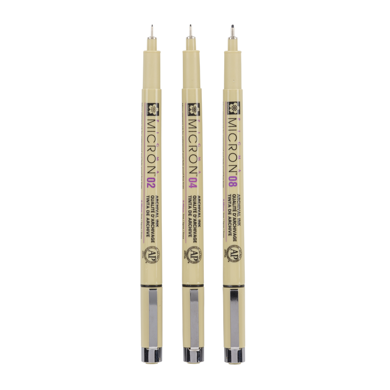 Sakura Talens 3er-Set Micron-Marker 3 Fineliner