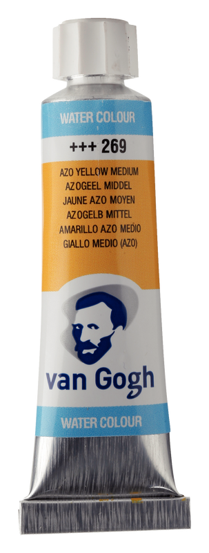 Van Gogh Aquarelltube 10 ml Nº 269 Farbe Azo Yellow Medium