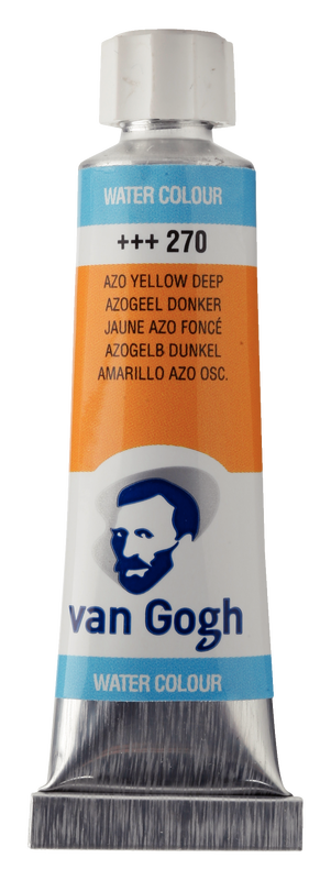 Van Gogh Aquarelltube 10 ml Nº 270 Farbe Dunkles Azogelb