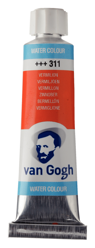 Van Gogh Aquarelltube 10 ml Nº 311 Farbe Zinnoberrot