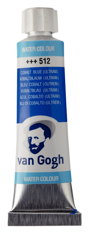 Van Gogh Watercolor Tube 10 ml Nº 512 Color Ultramarine Cobalt Blue