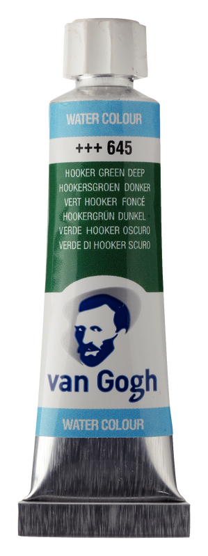 Van Gogh Acuarela Tubo 10 ml Nº 645 Color Verde Hooker Oscuro
