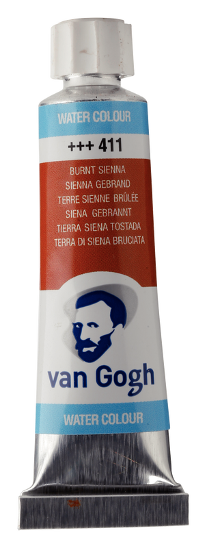 Van Gogh Aquarelltube 10 ml Nº 411 Farbe Geröstete Sienaerde