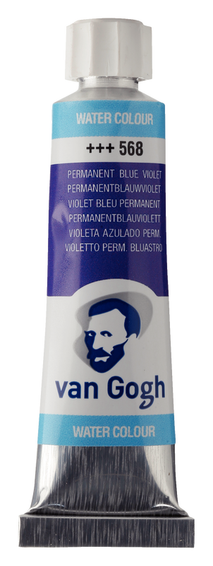 Van Gogh Watercolor Tube 10 ml Nº 568 Color Permanent Blue Violet