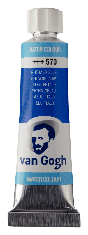 Van Gogh Acuarela Tubo 10 ml Nº 570 Color Azul Ftalo