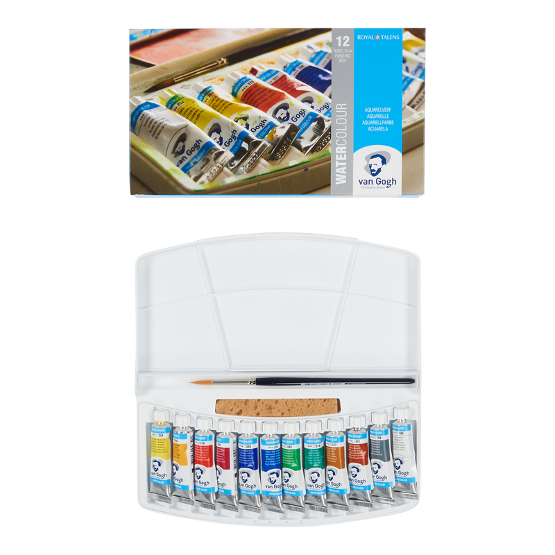Van Gogh Watercolor Box 12 x 10 ml tubes