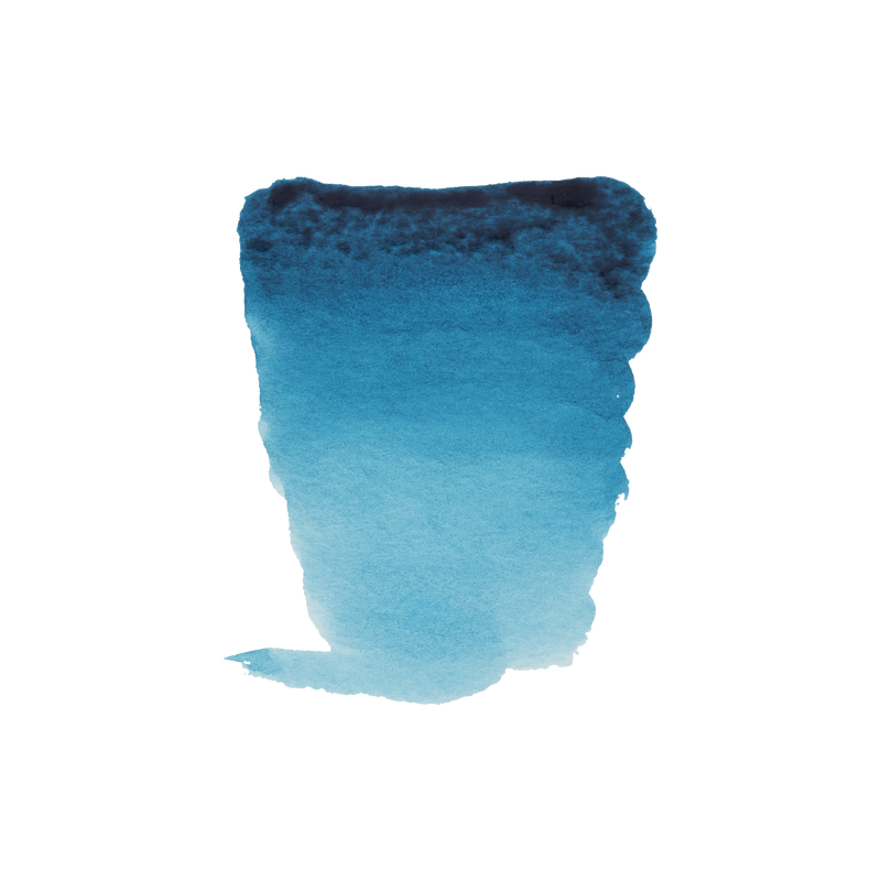 Acuarela Rembrandt Pastilla 1/2 Godet Serie 2 Nº 522 Color Azul Turquesa