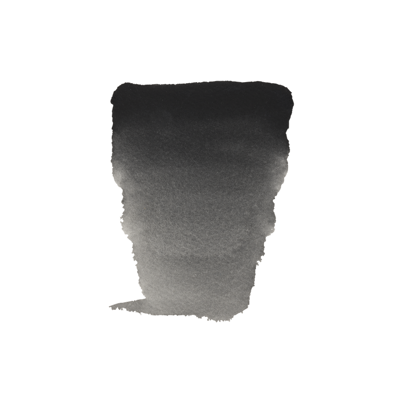 Acuarela Rembrandt Pastilla 1/2 Godet Serie 1 Nº 702 Color Negro Bujía