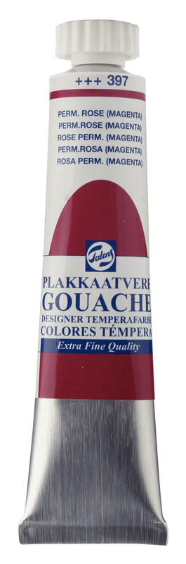 Talens extra fine tempera, 20 ml tube Magenta Nº 397