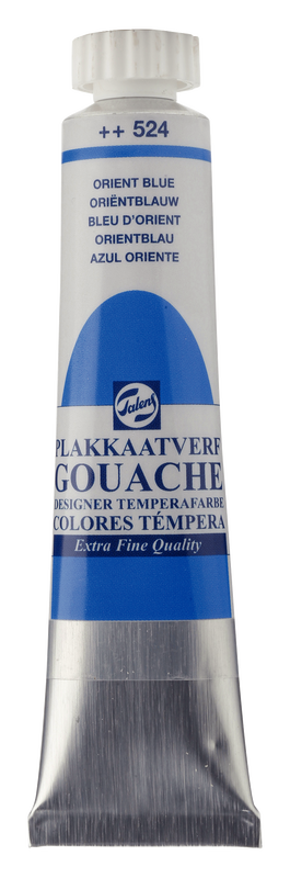 Talens témpera extra fina, tubo 20 ml Azul Oriente Nº 524