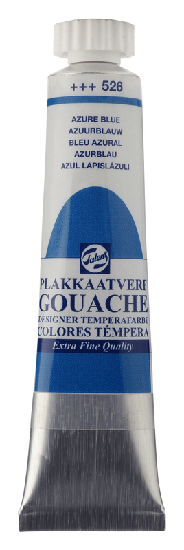 Talens extra fine tempera, 20 ml tube Lapizlazuli Blue Nº 326