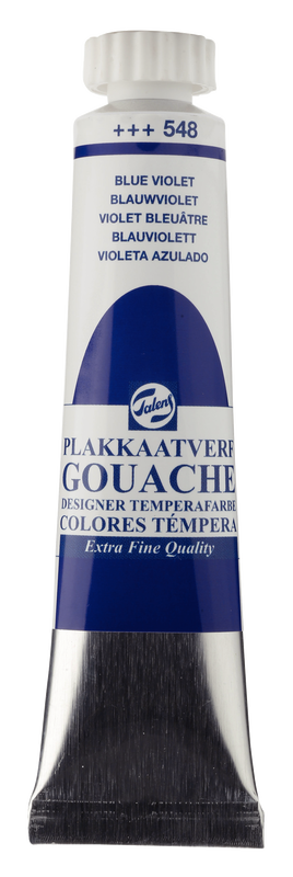 Talens gouache extra fine, 20 ml tube Blue Violet Nº 548