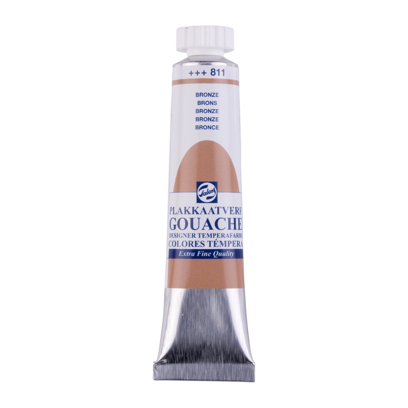 Talens Gouache extra fein, 20 ml Tube Bronze Nº 811