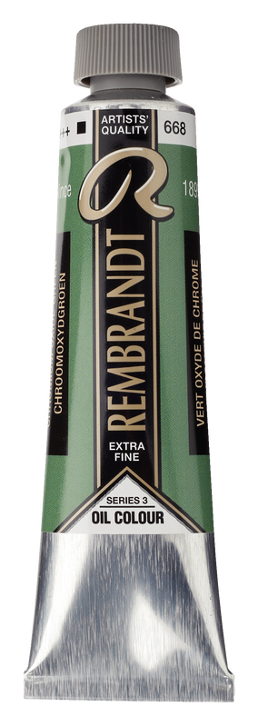 Rembrandt Oleo 40 ml serie 3 Color Verde Oxido de Cromo 668