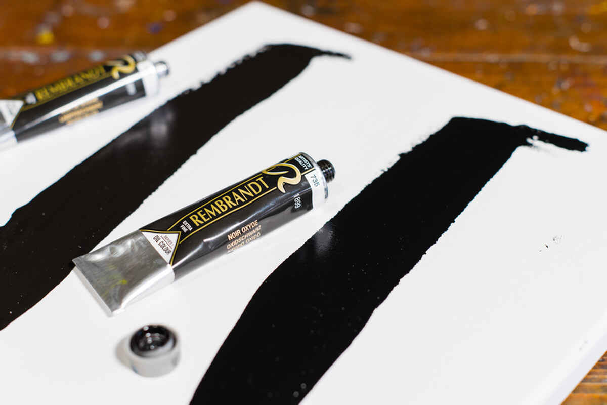 Ölfarben 40 ml Serie 1 Color Rust Black 735