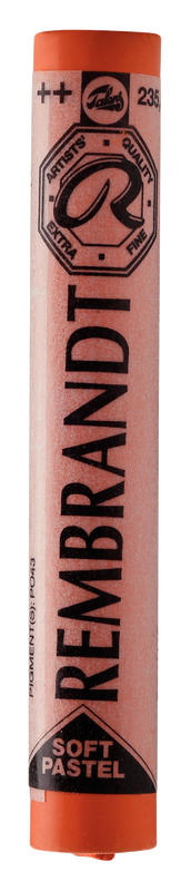 Rembrandt Pastel Suave Color Anaranjado 235 8