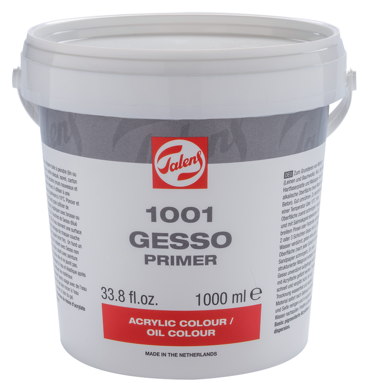 Talens Gesso Primer 1001 für Acryl- und Ölfarben 1Kg