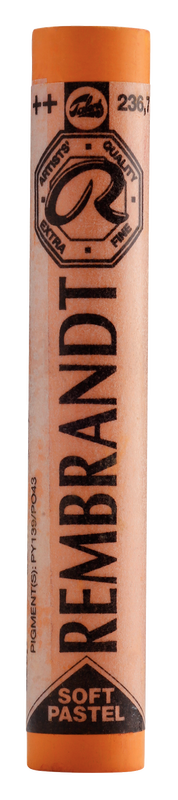 Rembrandt Pastel Suave Color Anaranjado Claro 236 7