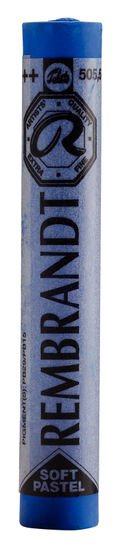 Rembrandt Pastel Suave Color Azul Ultramar Claro 505 5