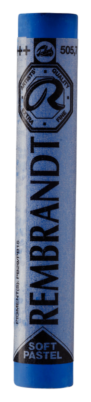 Rembrandt Pastel Suave Color Azul Ultramar Claro 505 7