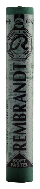 Rembrandt Pastel Suave Color  Verde Cinabrio Oscuro 627 7