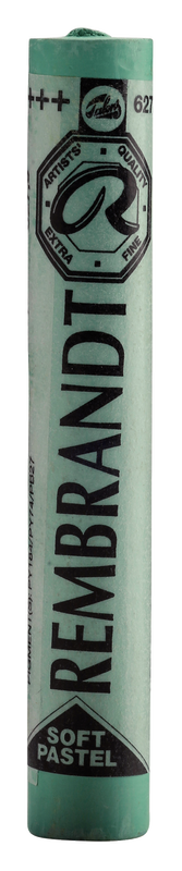 Rembrandt Pastel Suave Color  Verde Cinabrio Oscuro 627 9