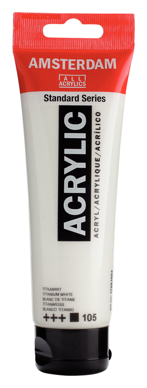 Acrylic 120 ml Color Titanium White 105