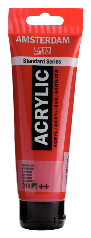 Acrylic 120 ml Color Carmin 318