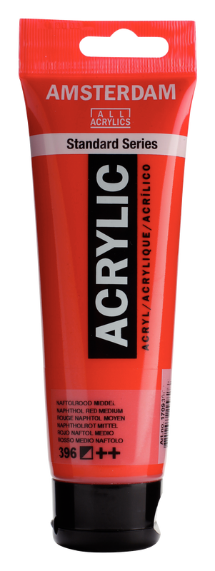 Amsterdam Acrílico 120 ml Color Rojo Naftol Medio 396