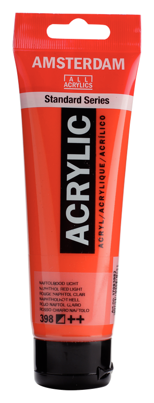 Amsterdam Acrílico 120 ml Color Rojo Naftol Claro 398