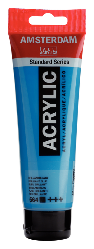 Amsterdam Acrílico 120 ml Color Azul Brillante 564