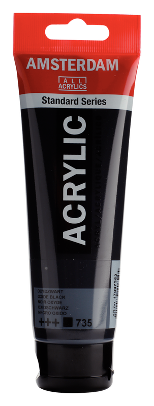 Amsterdam Acrílico 120 ml Color Negro Oxido 735