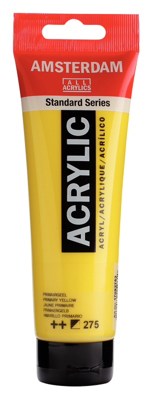 Acrylic 120 ml Color Yellow Primary 275