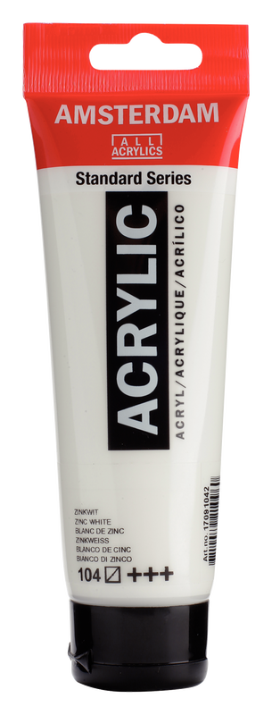 Amsterdam Acrílico 120 ml Color  Blanco de Cinc 104