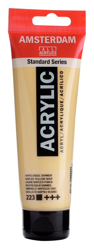 Acrylic 120 ml Color Napoli Yellow Dark 223