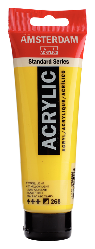 Amsterdam Acrílico 120 ml Color Amarillo Azo Claro 268