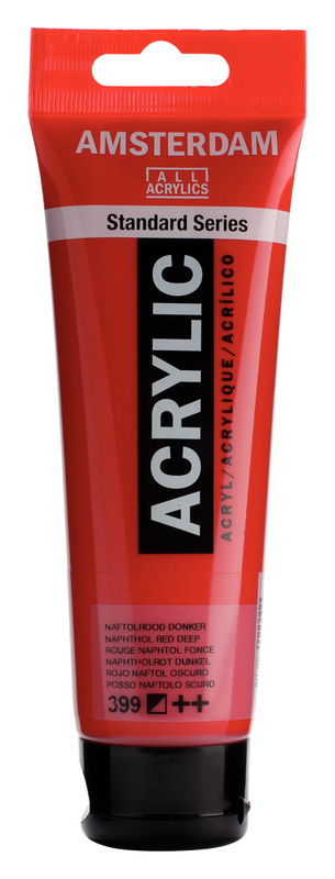 Amsterdam Acrílico 120 ml Color Rojo Naftol Oscuro 399