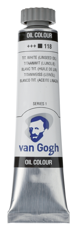 Van Gogh Oleo 20 ml serie 1 Color Blanco titanio 118 (aceite de linaza)