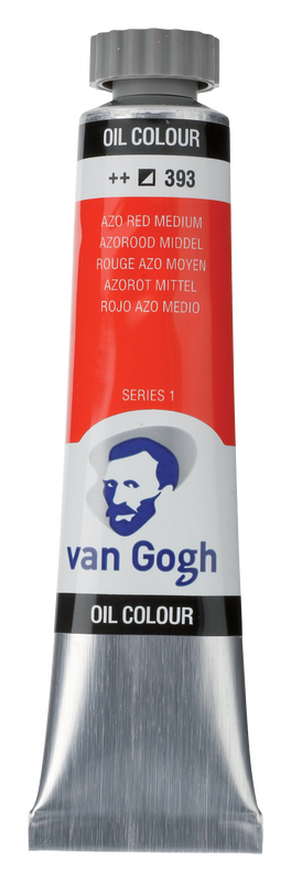Van Gogh Oleo 20 ml serie 1 Color Rojo Azo Medio 393