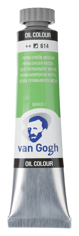 Van Gogh Oleo 20 ml serie 1 Color Verde Permanente Medio 614