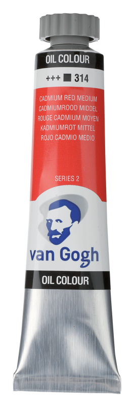 Van Gogh Oleo 20 ml serie 2 Color Rojo Cadmio Medio 314
