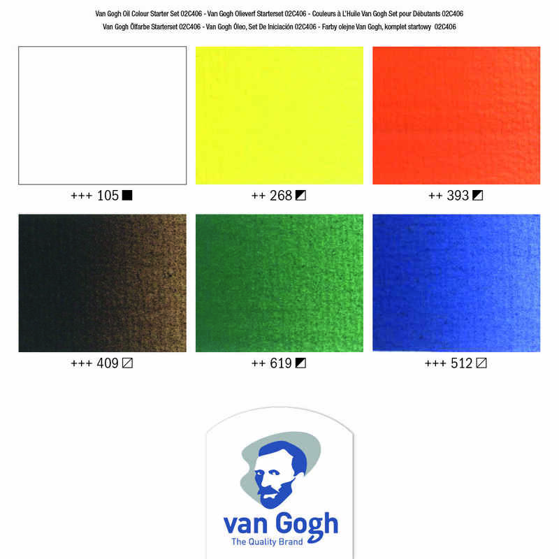 Van Gogh Set de Óleo 6 tubos de 20ml